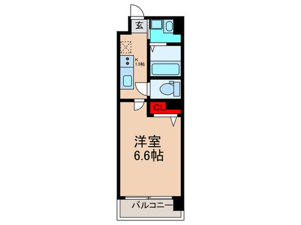 ワールドアイ大阪城EASTⅡの物件間取画像